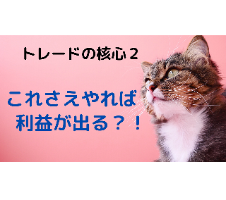 トレードの核心２～これさえ押さえれば利益が出せる？！～